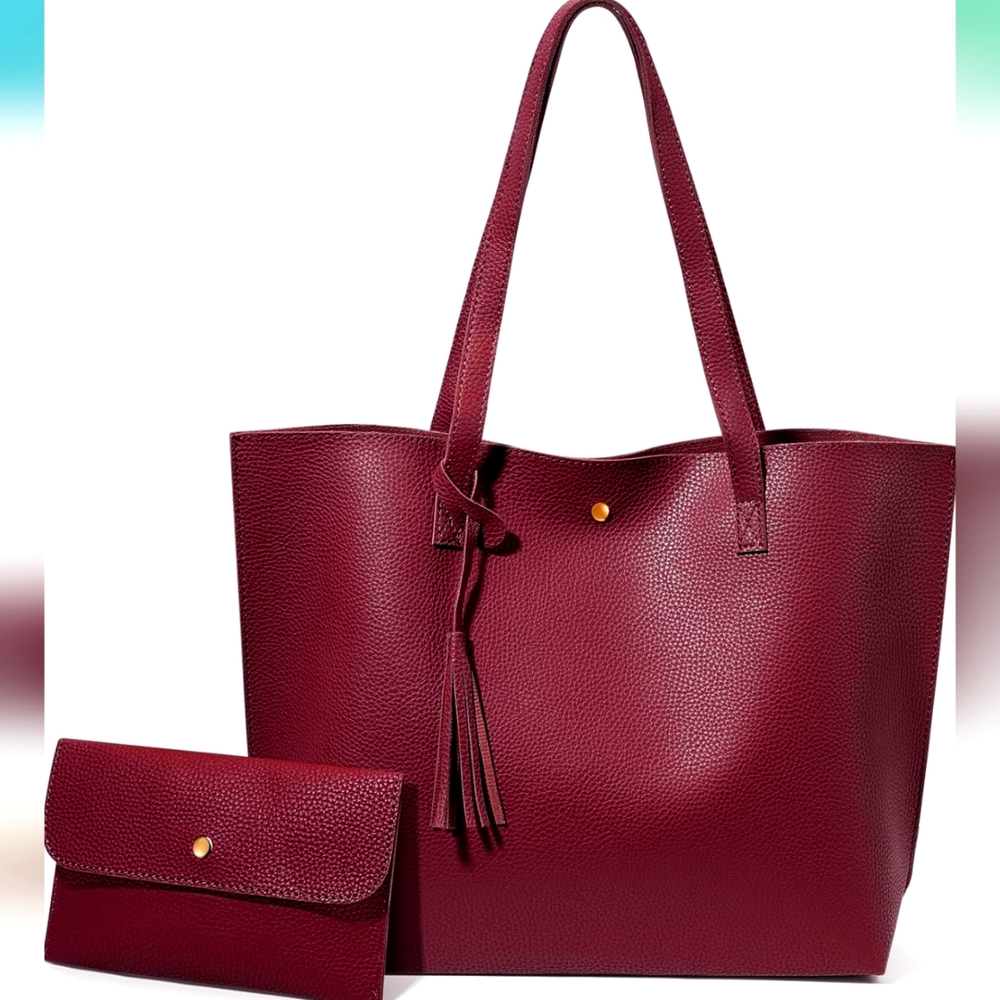 ❌❌SOLD❌❌ NEW Durable Spacious Tote Tassel Matching Wallet